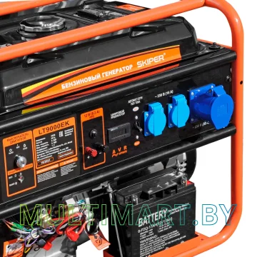 Бензиновый генератор Skiper LT9000EK картинка 3